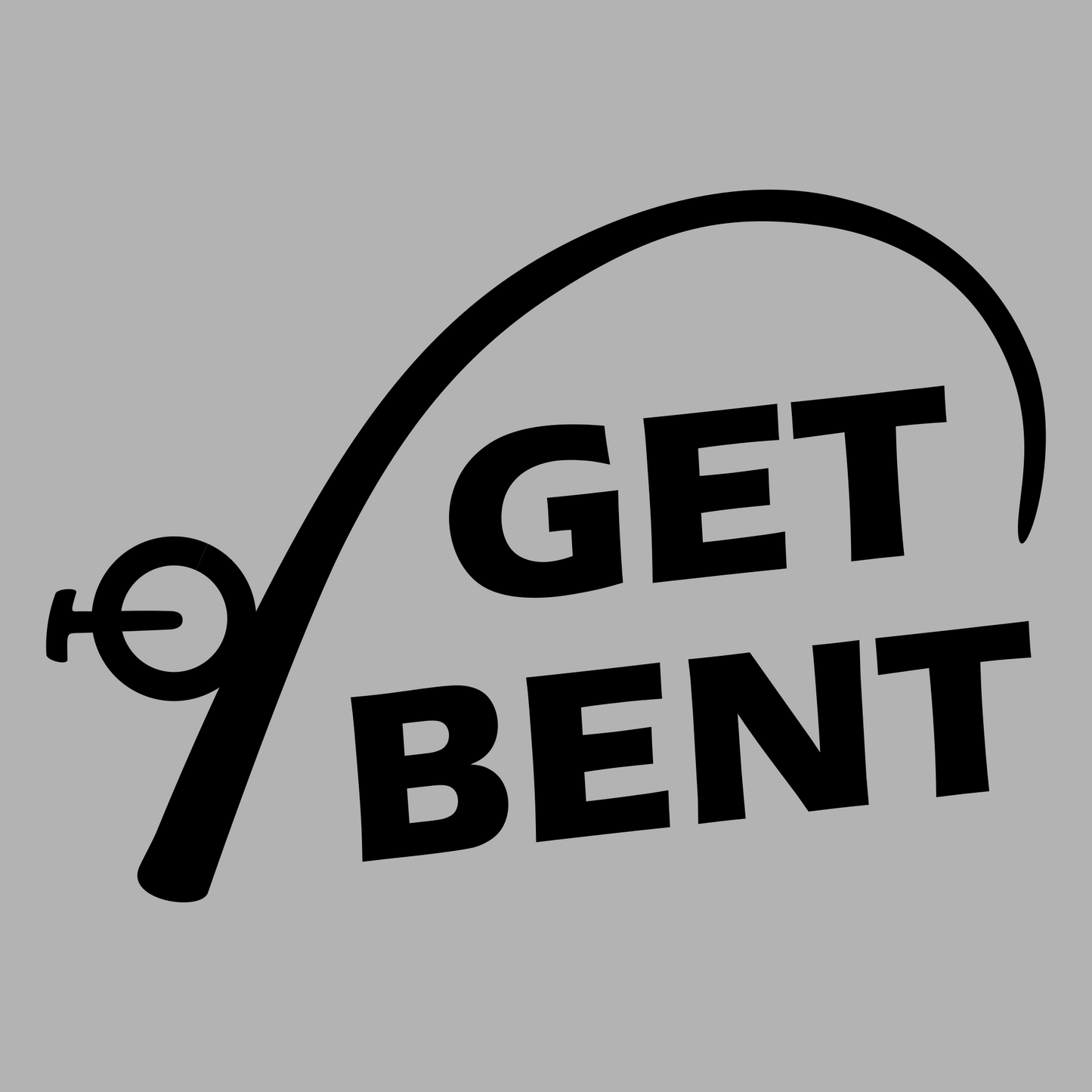 Rod n Reel, Get Bent Vinyl Decal