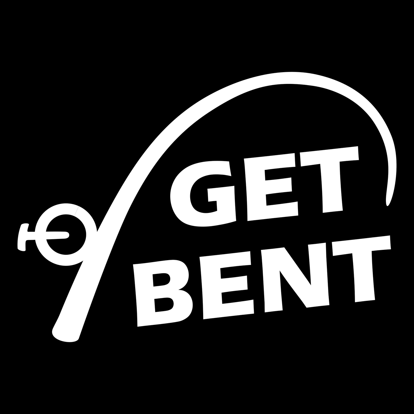 Rod n Reel, Get Bent Vinyl Decal