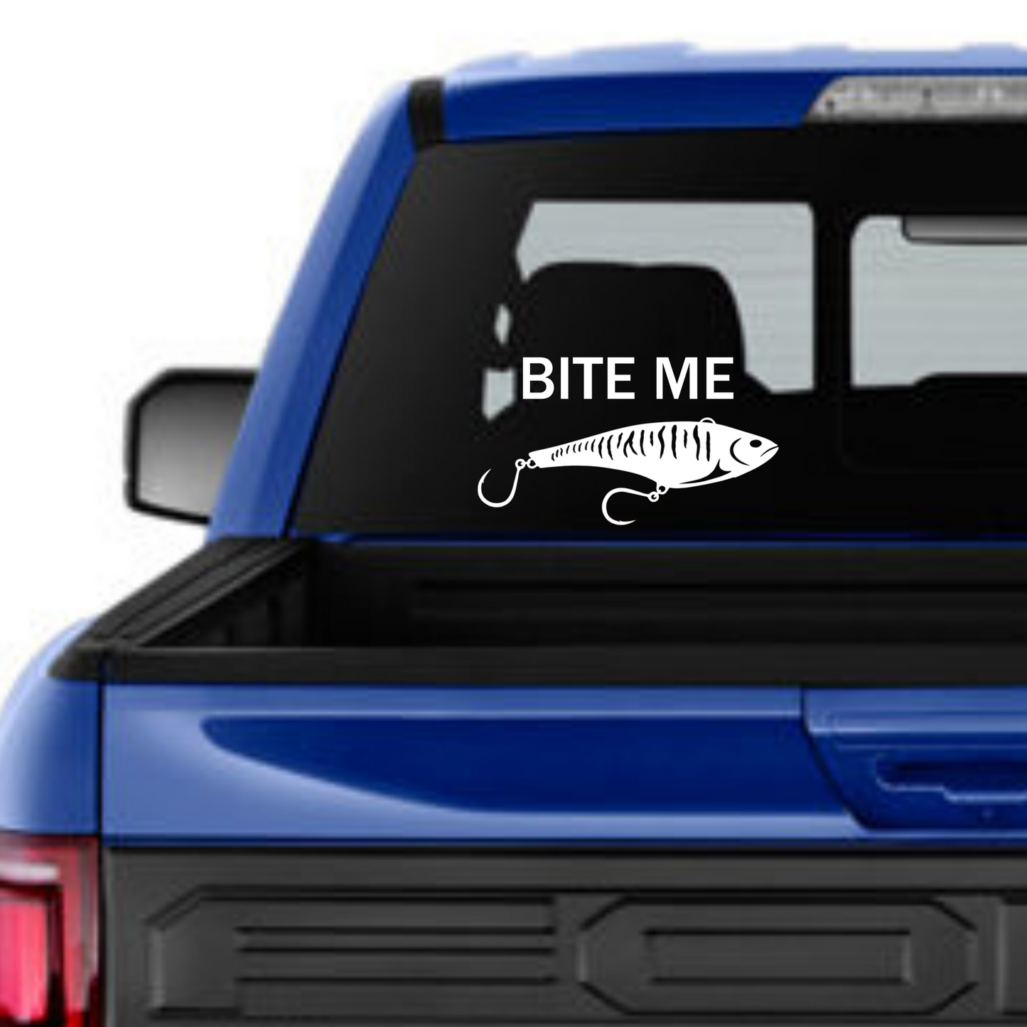 Lure - Bite Me Vinyl Decal